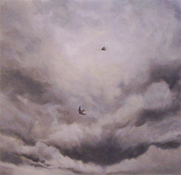Two Swallows 2 painting